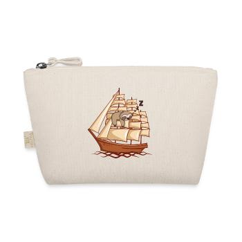 Drôle paresseux cadeau de voile pour les marins - Trousse biologique - nature - Devant