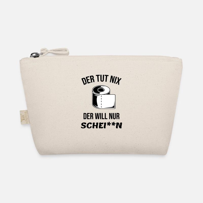 Lustiger Spruch Klopapier Schei**n Geschenk Cool Bio-Täschchen