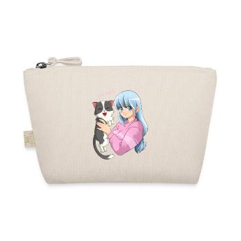 Anime Neko Cat Girl I Waifu Pastel Kawaii Anime Gi - Trousse biologique - nature - Devant