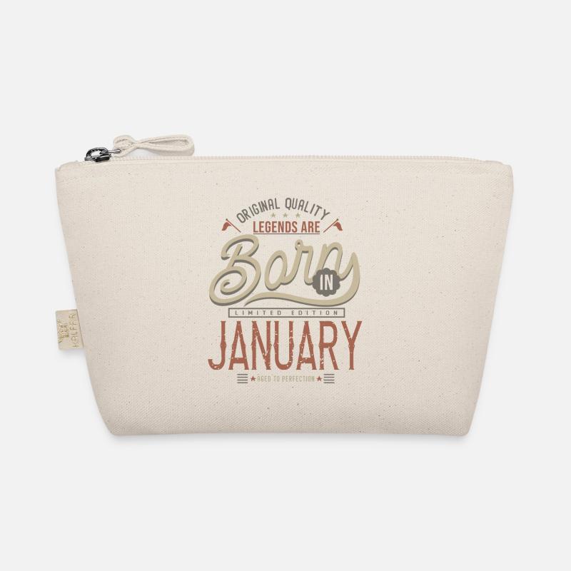 Geburtstag im Januar Geschenk Bio-Täschchen