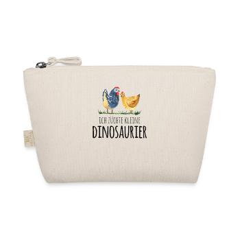 Perfekter Hühner Spruch für Hühnerhalter Geschenk - Bio-Täschchen - Natur - Vorne