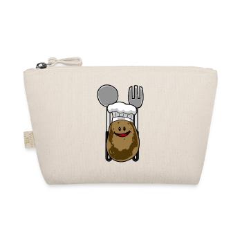 Potato cook cooking hat Cooking spoon potatoes - Organic Pouch - nature - Front