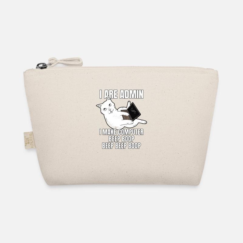 I Are Admin Computer Cat Beep Boop I Funny IT Bio-Täschchen