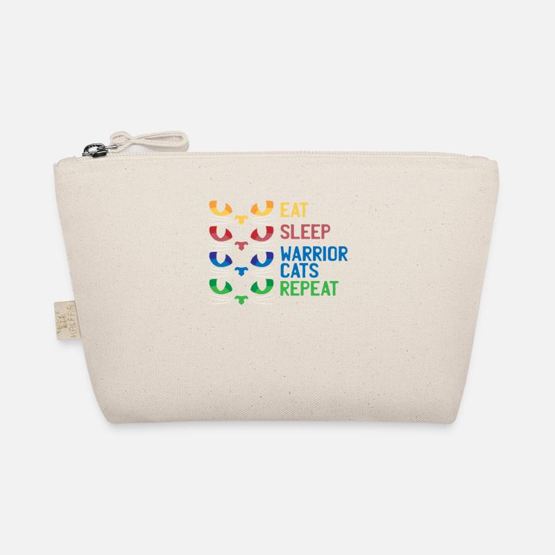 Gaming Cats Eat Sleep Warrior Repeat Gift Organic Pouch