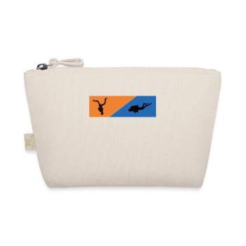Diving Skydive Parachute Extreme Sports Gift - Organic Pouch - nature - Front