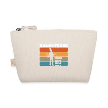 Retro Schornsteinfeger Vintage Kaminfeger Geschenk - Bio-Täschchen - Natur - Vorne