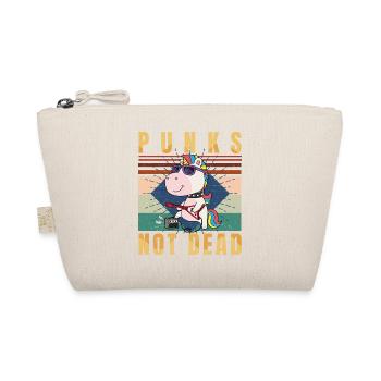 Punk's Not Dead - Punk Rock - Vintage - Organic Pouch - nature - Front
