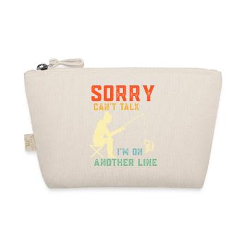 Vintage Désolé je ne peux pas parler, je suis sur une autre ligne - Trousse biologique - nature - Devant