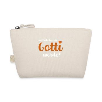 Willsch Du Mis Gotti Werde? Goti Fragen Firmgotti - Bio-Täschchen - Natur - Vorne
