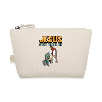 Jesus Krankenschwester Arzt Pflegekraft Geschenk - Bio-Täschchen - Natur - Vorne