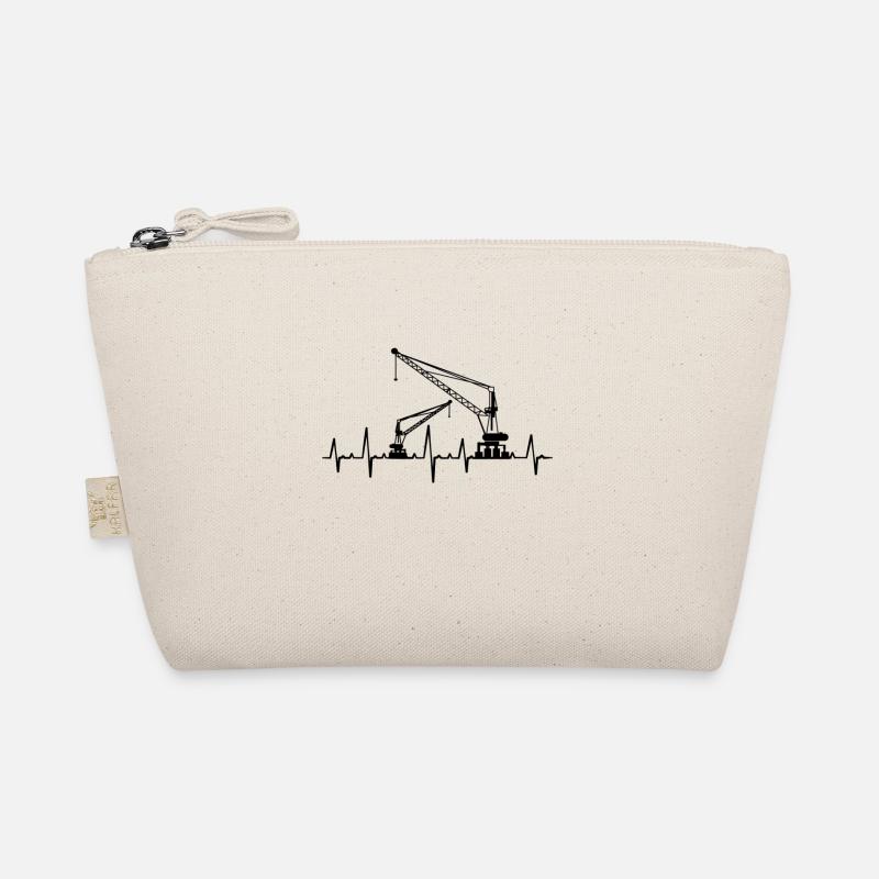 Crane cranes crane operator construction site excavator gift Organic Pouch