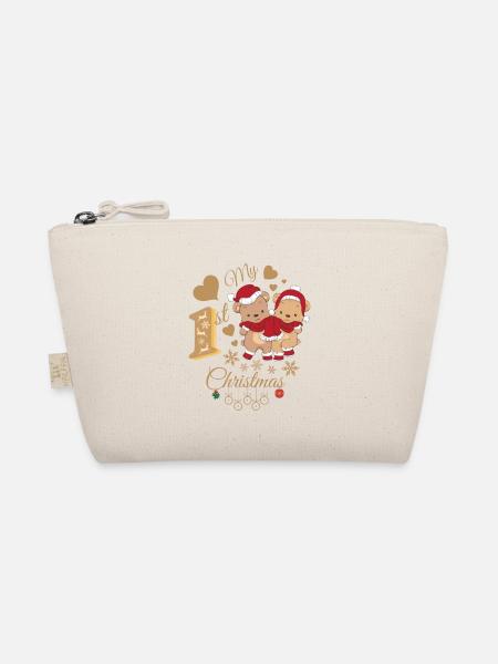 Le premier Noël de bébé - Trousse biologique - nature - Devant