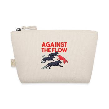 wolfs against the flow - Organic Pouch - nature - Front