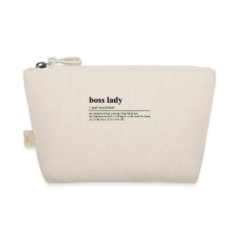 Patron Dame Femme Femme Confiante Entrepreneur - Trousse biologique - nature - Devant