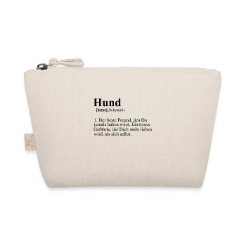 Dog best friend - Organic Pouch - nature - Front