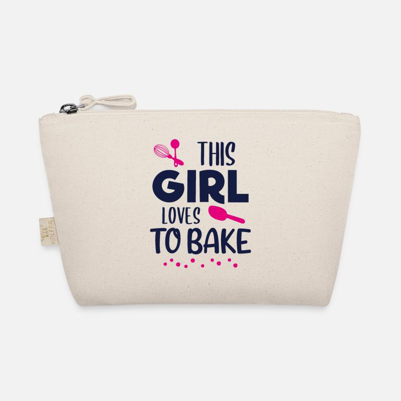 Baking girl saying baker bakery gift Organic Pouch