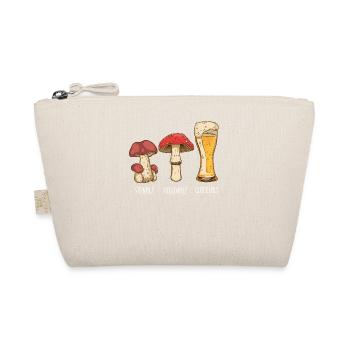 Pilzsammler Steinpilz Fliegenpilz Pilz Geschenk - Bio-Täschchen - Natur - Vorne