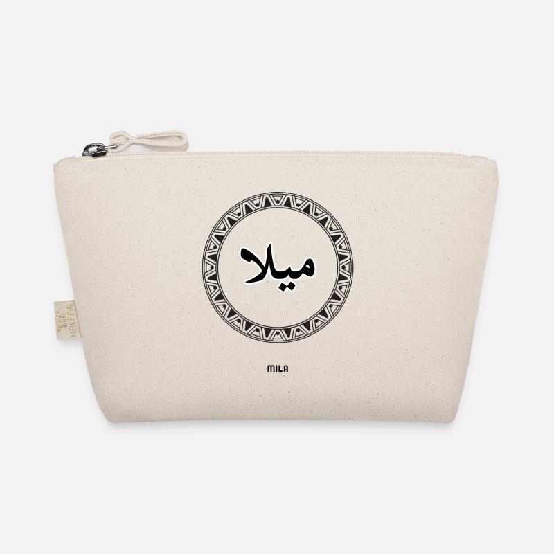 Mila in arabic calligraphy Organic Pouch