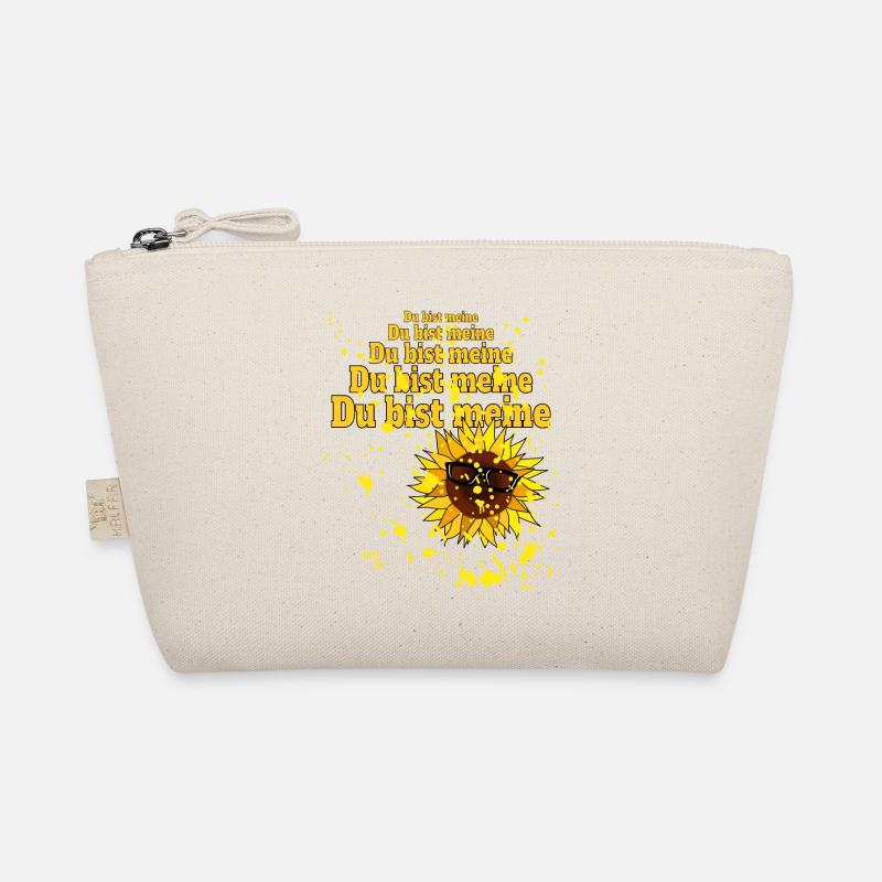 Du bist meine Sonnenblume - Bio-Täschchen - Natur