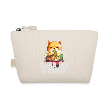Just a Girl Who Loves Shiba Inu and Ramen Kawaii S - Organic Pouch - nature - Front