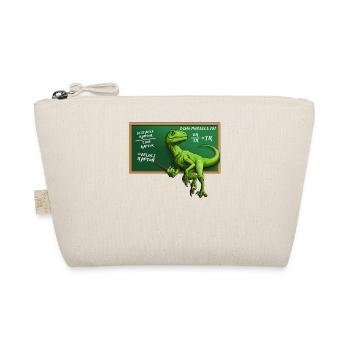 Lustiger Velociraptor Sarcastic Dino 101 Raptor Dinos - Bio-Täschchen - Natur - Vorne
