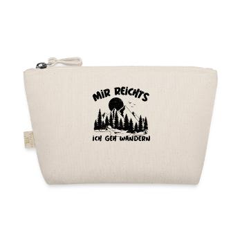 Wandern Bergsteiger Spruch Geschenk - Bio-Täschchen - Natur - Vorne