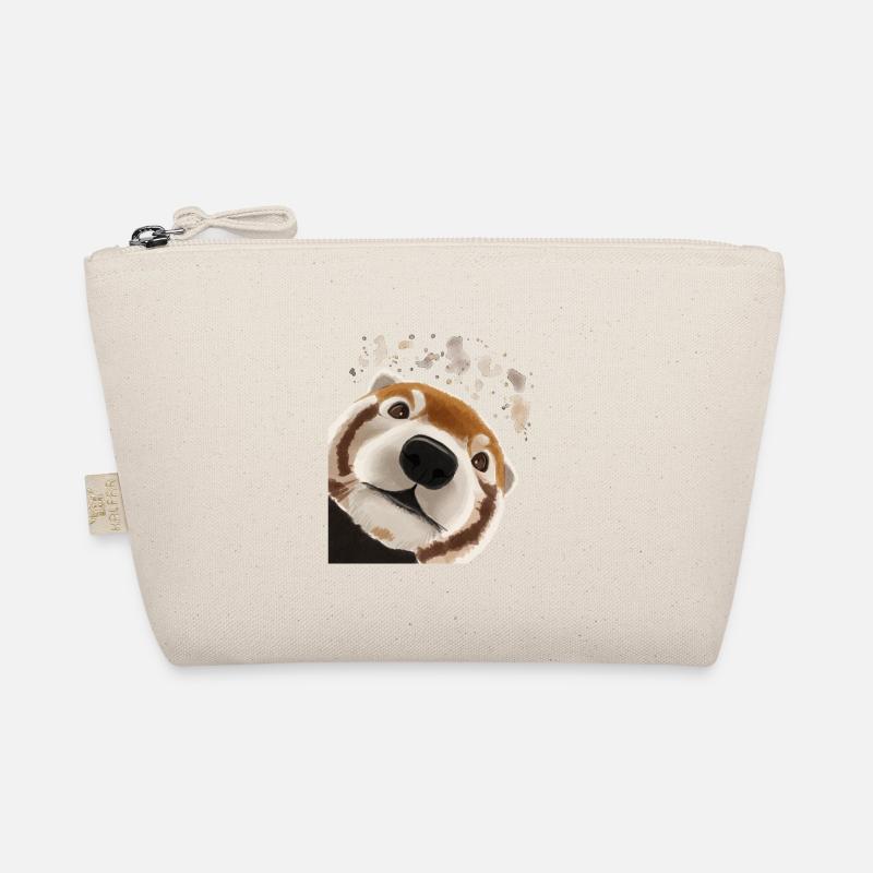 Curious Red Panda - Organic Pouch - nature