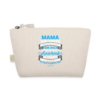Mutter Mama beste Geschenk Vintage Spruch - Bio-Täschchen - Natur - Vorne