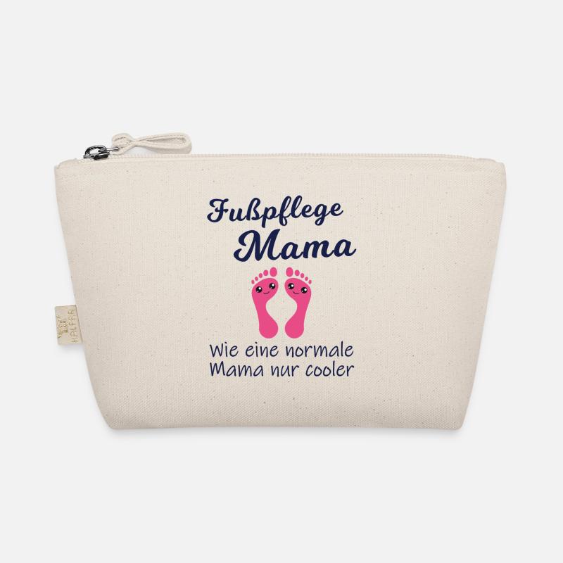 Fußpflege Pediküre Podologin Nagelstudio Geschenk - Bio-Täschchen - Natur