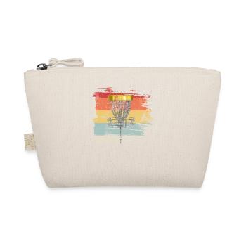 Retro Disc Golf - Organic Pouch - nature - Front