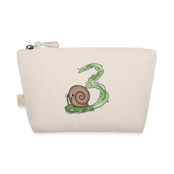 Escargot 3e anniversaire - cadeau 3 ans - Trousse biologique - nature - Devant