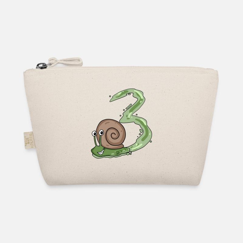 3.Geburtstag Schnecke - 3 Jahre alt Geschenk Bio-Täschchen
