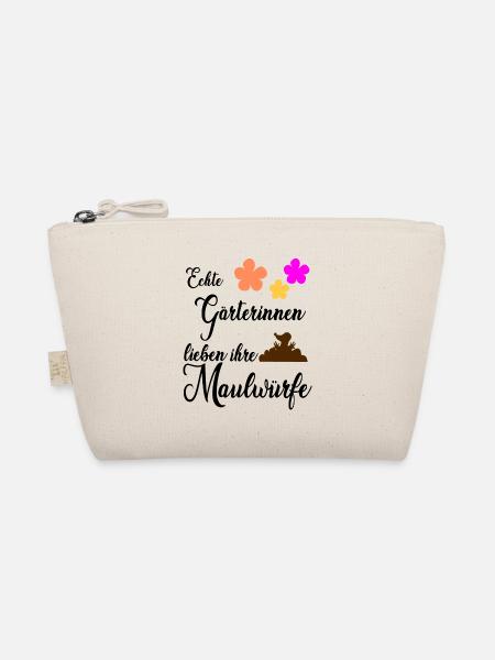 Maulwurf Maulwürfe Garten Geschenk - Bio-Täschchen - Natur