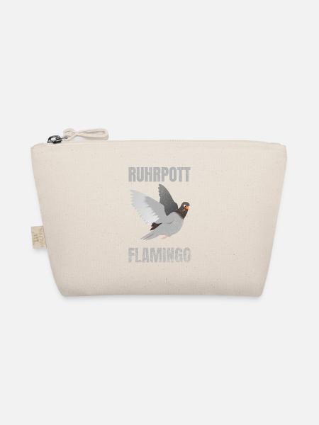 Ruhrpott Flamingo Dortmund Geschenkidee - Bio-Täschchen - Natur