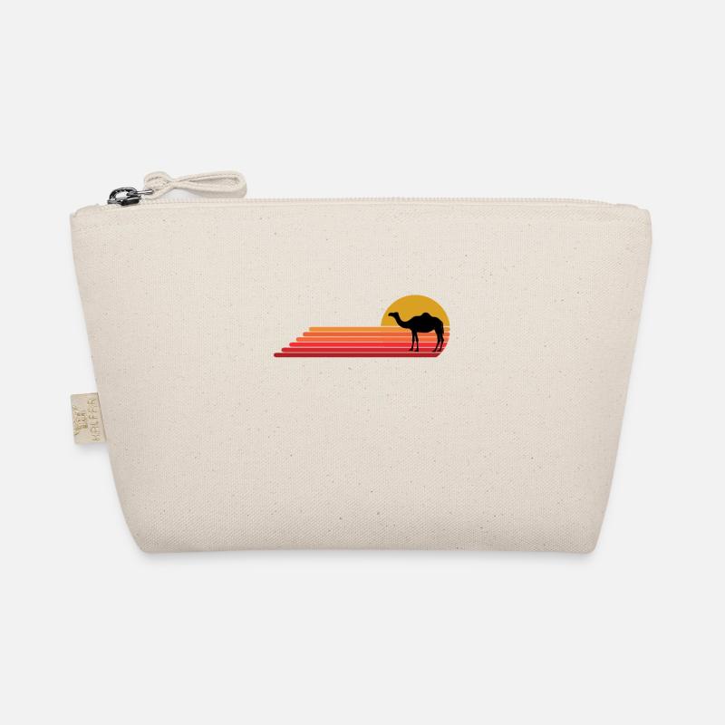 Camel Dromedary Retro Vintage Style Gift Idea Organic Pouch