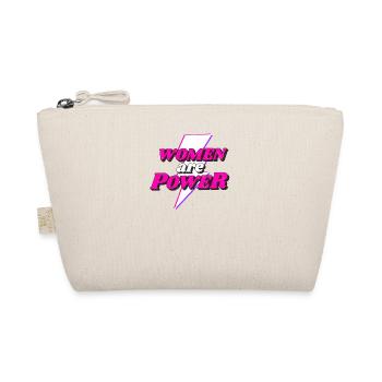 Feminist Feminist Feminism Woman Power GRL PWR - Organic Pouch - nature - Front