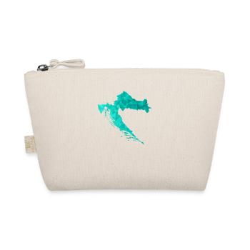 Croatia Map in Polygon Style - Croatia - Organic Pouch - nature - Front