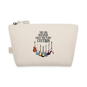 You can never have too many guitars - Organic Pouch - nature - Front