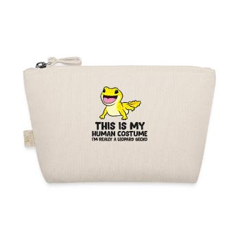 Leopard Gecko Costume I'm Really A Leopard Gecko - Organic Pouch - nature - Front