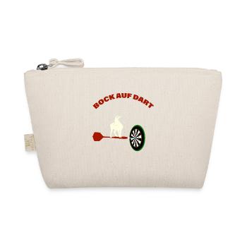 Bock auf Dart Wortwitz Geschenk - Bio-Täschchen - Natur - Vorne