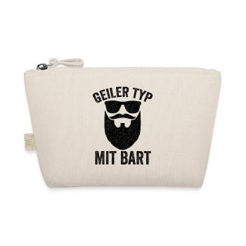 Bartträger Geiler Typ Mit Bart Barbier Hipster Ges - Bio-Täschchen - Natur - Vorne