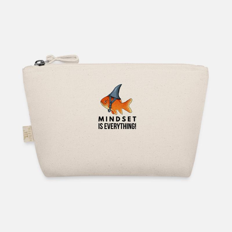 Motivational, Mindset is Everything, Goldfish Organic Pouch