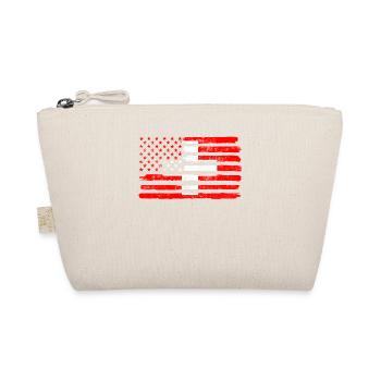 USA Flag Switzerland - Organic Pouch - nature - Front