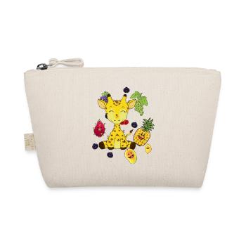 Giraffe, fruit, fruits, snacking, vitamins, wild animals - Organic Pouch - nature - Front