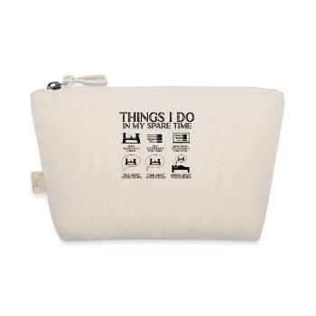 Woodturning Woodworking Woodturner Wood - Organic Pouch - nature - Front