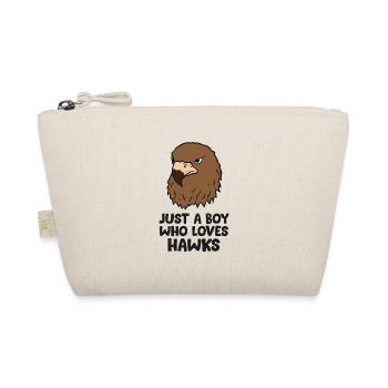 Just a Boy Who Loves Hawks - Bio-Täschchen - Natur - Vorne