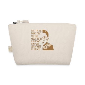 Ruth Bader Ginsburg porte-parole sur le droit des femmes - Trousse biologique - nature - Devant