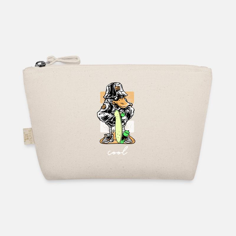Kinder Ente Skateboard cool Bio-Täschchen