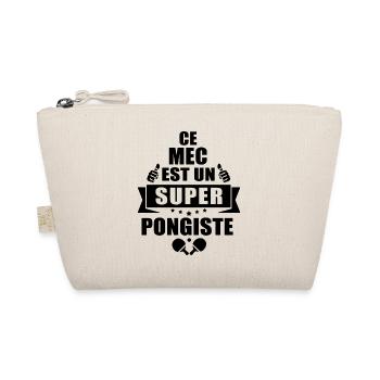 ce mec est un super pongiste - humour ping-pong - Trousse biologique - nature - Devant