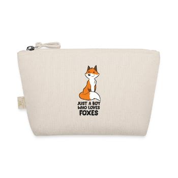 Just A Boy Who Loves Foxes Cute Fox Boy - Bio-Täschchen - Natur - Vorne